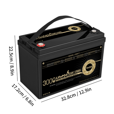 12 Volt 12V 170Ah Lifepo4 Batteria al Litio Ricaricabile Deep Cycle 4S1P