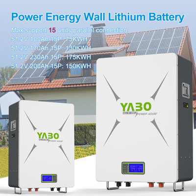Batteria solare Lifepo4 Powerwall 5kwh 10kwh Trasporto portatile 48v 200ah