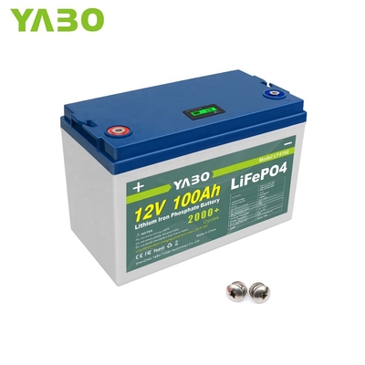 12v 100ah batteria al litio ferro Lifepo4 BMS Energy Solar Control 12V