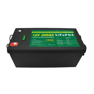 Pacco batteria al litio ferro fosfato lifepo4 12v 200ah per UPS solare