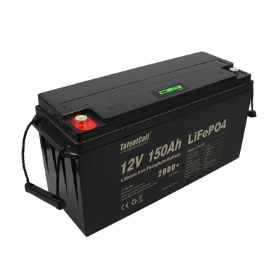 batteria al litio ferro fosfato 150ah lifepo4 celle 12v Display a LED