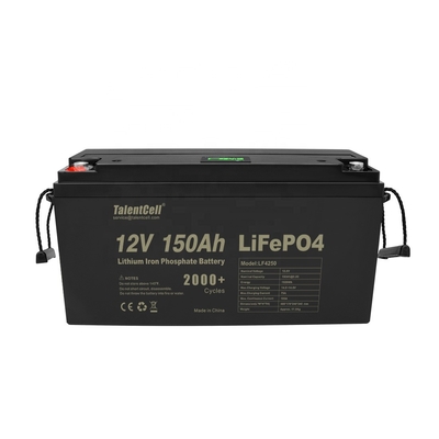 batteria al litio ferro fosfato 150ah lifepo4 celle 12v Display a LED