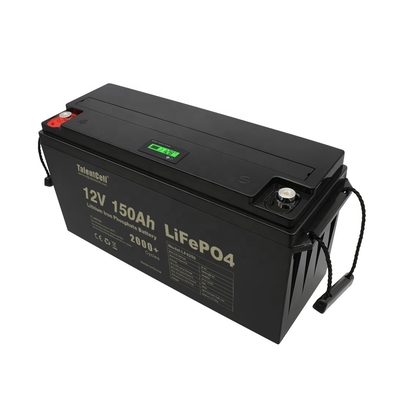 batteria al litio ferro fosfato 150ah lifepo4 celle 12v Display a LED