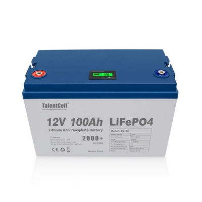 Batteria Lifepo4 Golf Solar RV Batteria ricaricabile al litio 100ah 12v lifepo4
