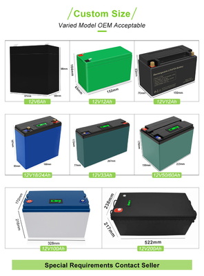 32650 32700 12v 200ah litio ferro Lifepo4 batteria a ciclo profondo Bms