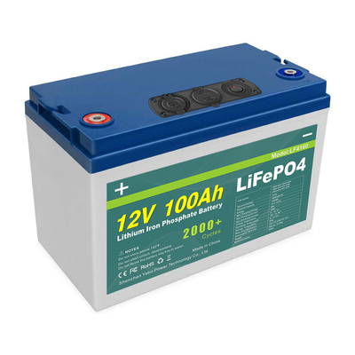 Pacco batteria 24V 36V 48V 72V 12v 100ah Lifepo4 Ferro al litio acido al piombo BMS integrato