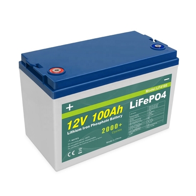 24V 36V 48V 200Ah 300Ah 400Ah Litio 12v 100ah Ciclo Profondo Lifepo4 Batteria Solare Marine Rv