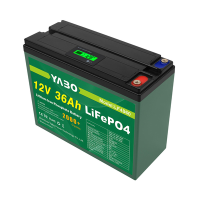 Batteria 12V 36Ah Lifepo4 per ciclo profondo di accumulo di energia solare