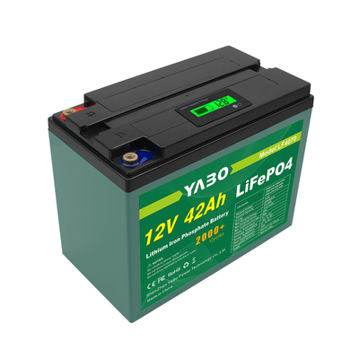 Batteria al litio ferro fosfato ferro Lifepo4 12v 42ah ciclo profondo