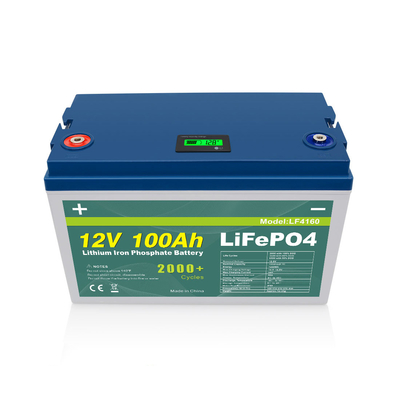 Prodotti di vendita caldi personalizzati in fabbrica Batteria agli ioni di litio Lifepo4 economica 100ah 12v