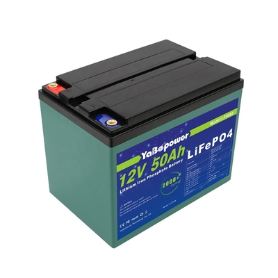 Pacco batteria ricaricabile 12v 50ah Lifepo4 2000 cicli profondi