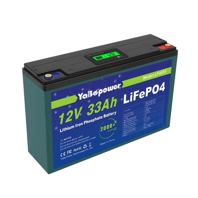 Batteria 33Ah 12V Lifepo4 Batteria al litio ferro fosfato 32700