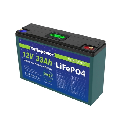 Batteria 33Ah 12V Lifepo4 Batteria al litio ferro fosfato 32700