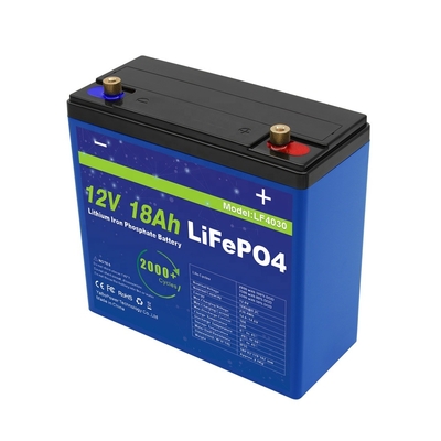 La fabbrica sostanziale del rifornimento ha personalizzato la batteria della corrente di scarica 9A Lifepo4 12v 18Ah con capacità prominente