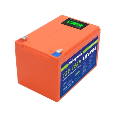 Batteria certificata CE 12v 12Ah con corrente di scarica 6A Lifepo4 con capacità prominente