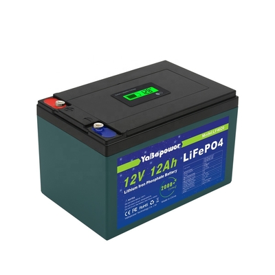 La fabbrica calda di vendita ha personalizzato la batteria 6A Lifepo4 della corrente di scarica 12v 12Ah con capacità prominente