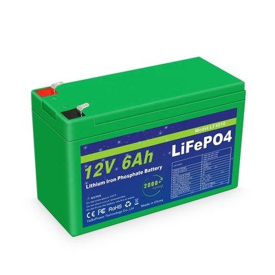 Batteria Smart BMS 12v 6ah Lifepo4 Ciclo profondo 2000 cicli