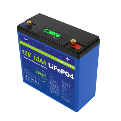 La grande capacità della batteria leggera di 12V 18Ah Lifepo4 lungamente cicla la vita 3 anni di garanzia