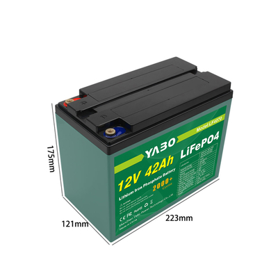 Batteria 12v 40ah Lifepo4 Deep Cycle Solar 30ah 42ah agli ioni di litio