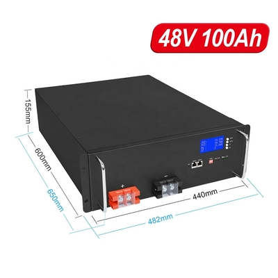 ciclo profondo dei sistemi solari del pacchetto della batteria di 150Ah 100Ah 48v 200ah Lifepo4 ricaricabile