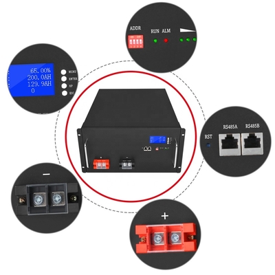 Batteria al fosfato di litio 48v Lifepo4 Bms 48v Sostituire il sistema solare al piombo