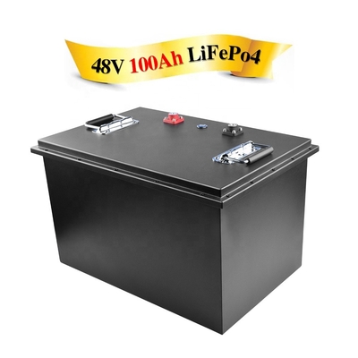 48v 51.2V 100AH ​​impermeabile Lifepo4 batteria elettrica agli ioni di litio solare