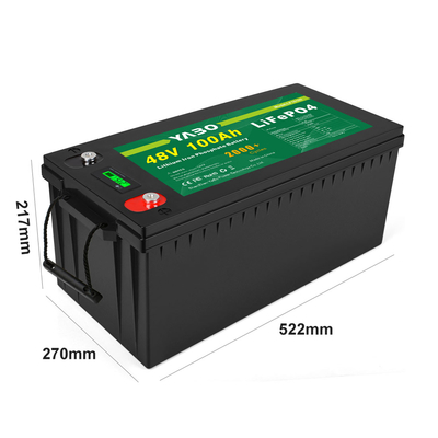 51.2Volts 100ah 48V Lifepo4 Batteria Strumento di accumulo di energia Ricaricabile