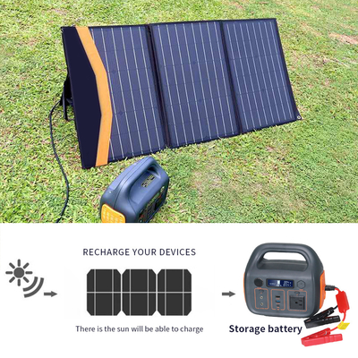 Casa 110v 220v Camping Solar Generator 300W centrale elettrica portatile all'aperto con avviamento dell'auto