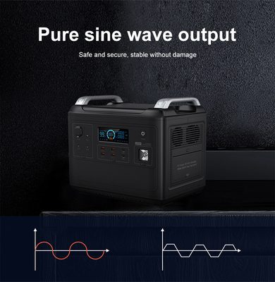 Ups Centrale Elettrica Litio Litio Lifepo4 Solar 2000W 1000 Watt Bidirezionale Rapido