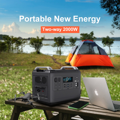 Ups Centrale Elettrica Litio Litio Lifepo4 Solar 2000W 1000 Watt Bidirezionale Rapido