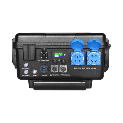 Ricarica centrale elettrica portatile al litio con batteria Lifepo4 110v 220v 2500w