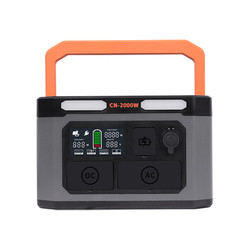 Centrale elettrica portatile al litio per interni per Tesla ricaricabile Tailgating 110V 220V 2000W