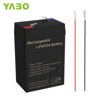 Marine Deep Cycle Lifepo4 Batteria 6V 5Ah 2.5Ah 4Ah 4.5Ah 6Ah Pannello solare