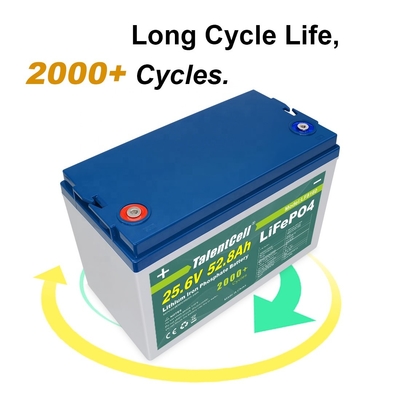 Batteria agli ioni di litio fosfato ferroso Lifepo4 per Ev 24v 50ah