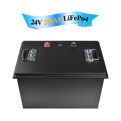 Batteria Litio Ferro Fosfato 200Ah Impermeabile 24V Lifepo4 Elettroutensile per Lamiera