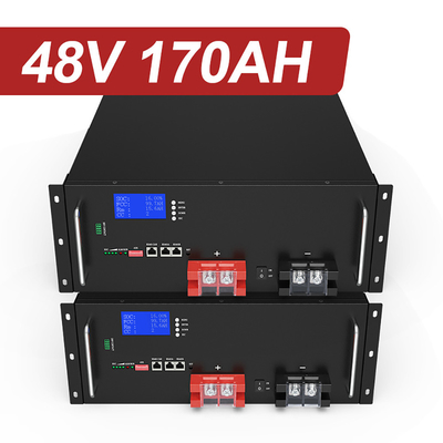 Batteria al litio personalizzata di alta qualità a ciclo profondo 3.2V 16S1P 170Ah Accumulatore di energia Batteria al litio 48V LiFePO4