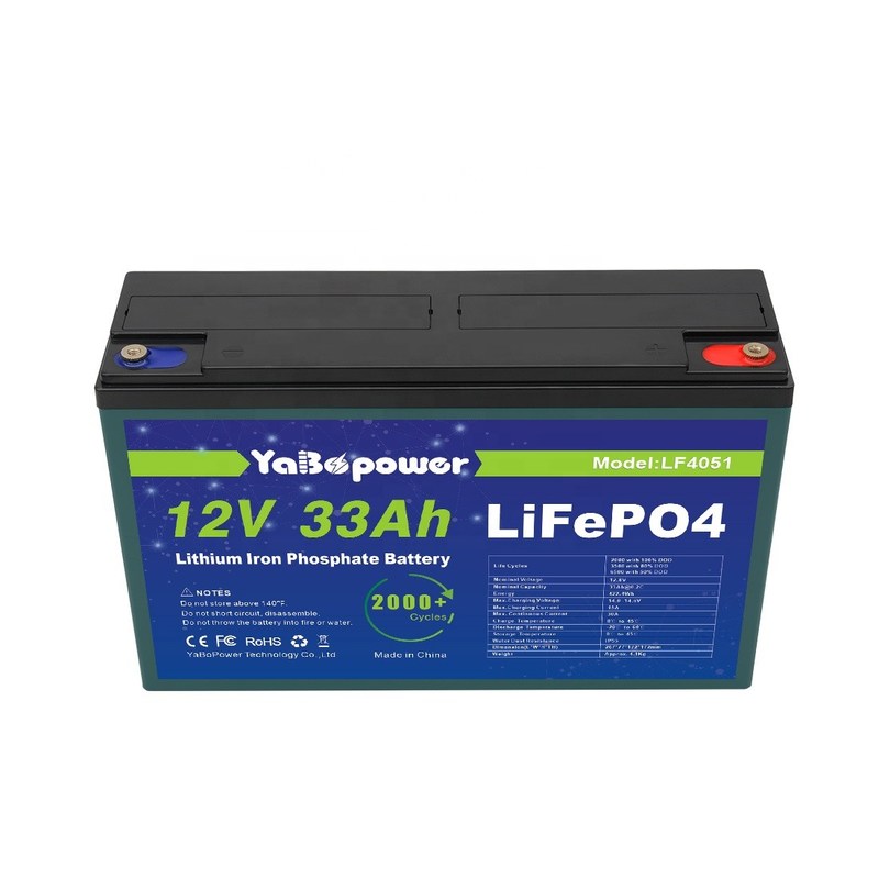 32700 Pacco batteria Lifepo 12v Lifepo4 33Ah 15A