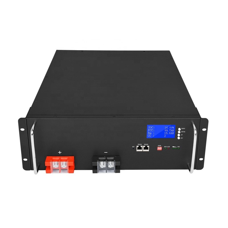 51.2V 50Ah 200Ah 100Ah 48v 300ah Batteria Lifepo4 Batteria ad accumulo di energia per uso domestico