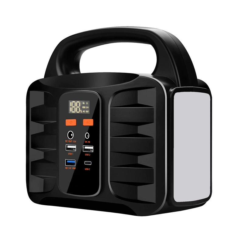Centrale elettrica portatile ad energia solare 220 V CA Presa 150 W 50000 mAh Alimentazione del generatore