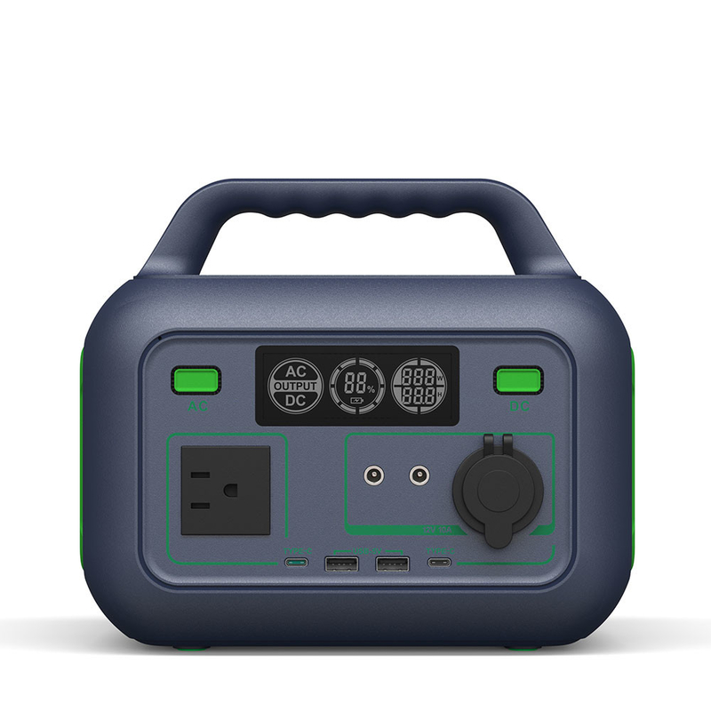 Batteria da campeggio Centrale solare al litio da esterno Tipo C Ingresso PD60W 300W