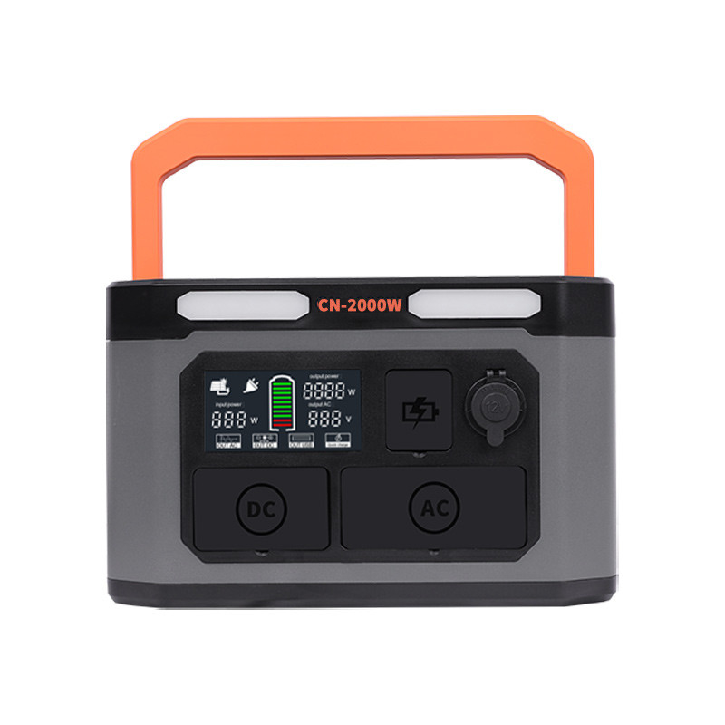 Centrale elettrica portatile al litio per interni per Tesla ricaricabile Tailgating 110V 220V 2000W