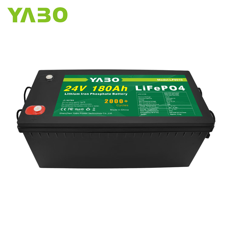 Pacco batteria a buon mercato al litio ferro fosfato 24V 180Ah Lifepo4 di alta qualità a lunga durata 2000 cicli