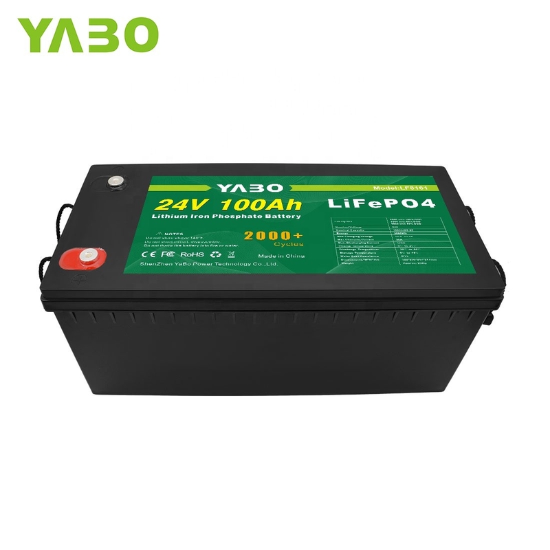100Ah 24V Lifepo4 batteria per sistemi di accumulo di energia solare UN38.3