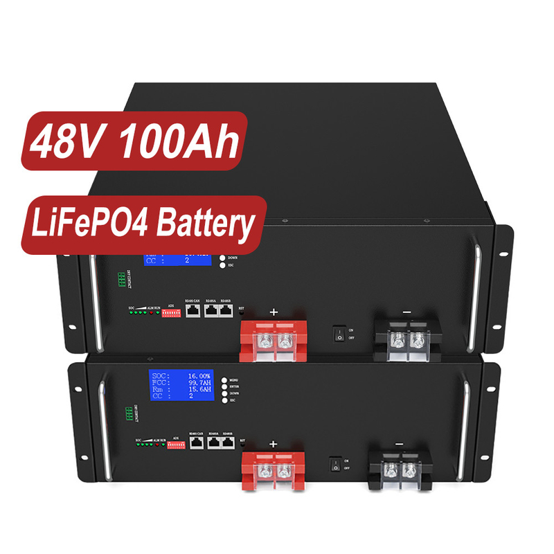 Prodotto in Cina Qualità superiore 48V 100Ah 5000+ cicli UPS Batteria solare LiFePO4